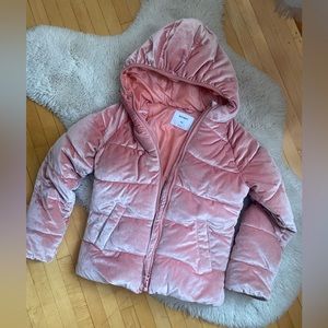 Beautiful Old navy pink soft velvety coat